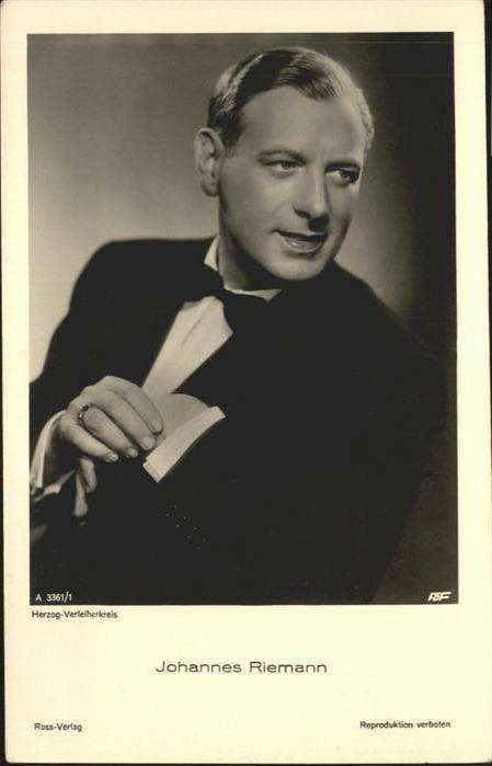Verlag Ross Nr. Johannes Riemann A 3361/1