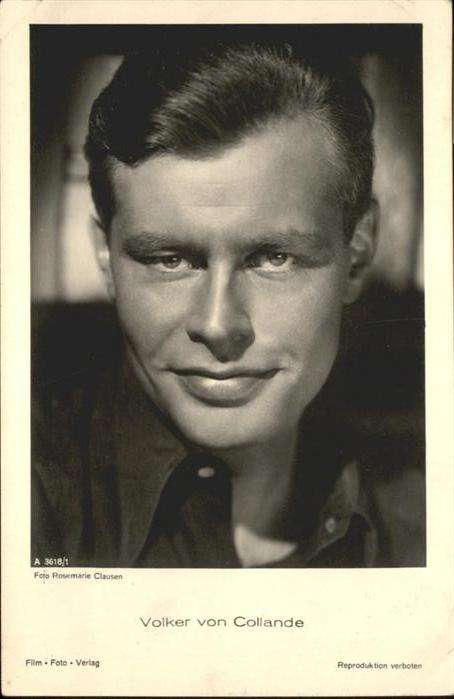 Verlag Film-Foto-Verlag Nr. Volker von Collande A 3618/1