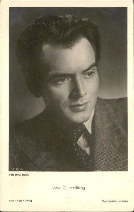 Verlag Film-Foto-Verlag Nr. Will Quadflieg A 3627/1