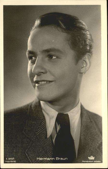 Verlag Ross Nr. Hermann Braun A 3315/2
