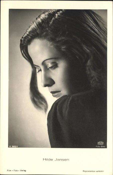 Verlag Film-Foto-Verlag Nr. Hilde Hansen A 3600/1