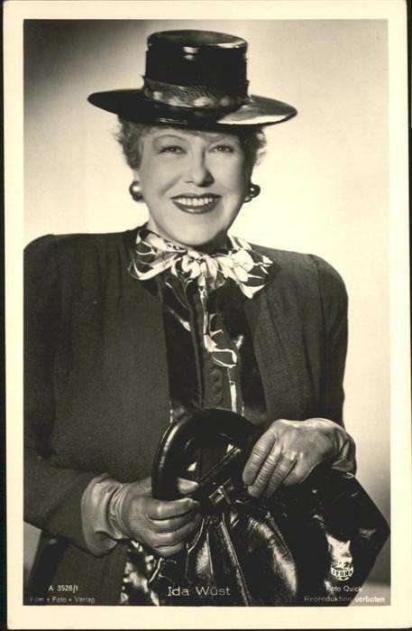 Verlag Film-Foto-Verlag Nr. Ida Wüst A 3528/1 Hutmode Handtasche