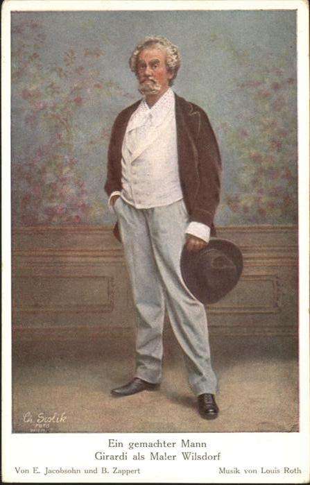 Schauspieler Girardi Maler Wilsdorf