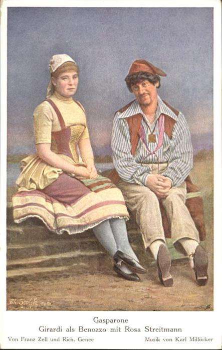 Schauspieler Girardi Gasarone Benozzo Rosa Streitman