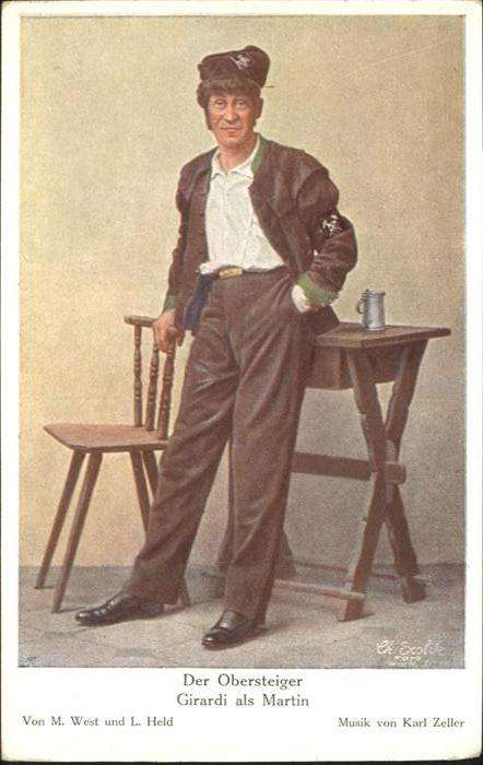 Schauspieler Girardi Obersteiger Martin