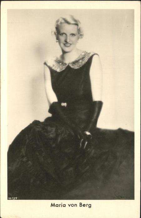 Schauspieler Maria von Berg