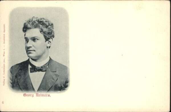 Schauspieler Georg Reimers