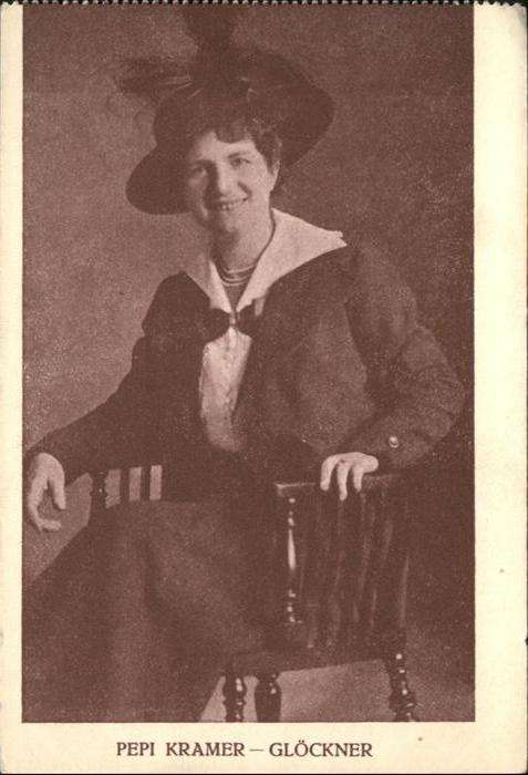 Schauspieler Pepi Kramer Glöckner