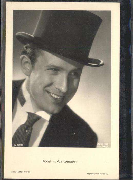 Verlag Film-Foto-Verlag Nr. Axel v. Ambesser Zylinder A 3688/1