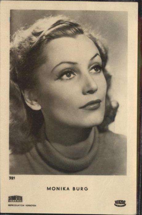 Schauspieler Monika Burg