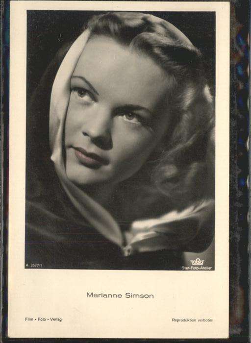 Verlag Film-Foto-Verlag Nr. Marianne Simson A 3577/1