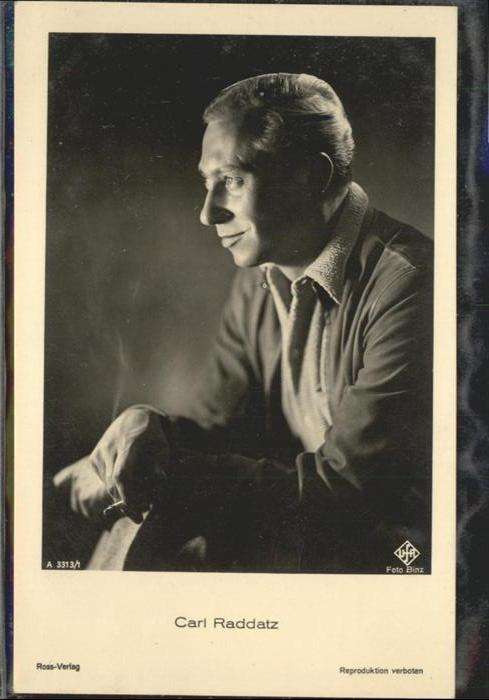 Verlag Ross Nr. Carl Raddatz A 3313/1 Zigarette