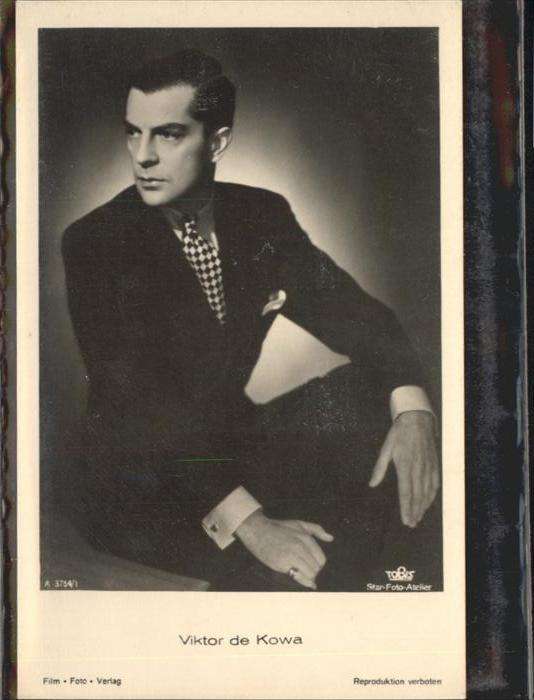 Verlag Film-Foto-Verlag Nr. Viktor de Kowa A 3754/1