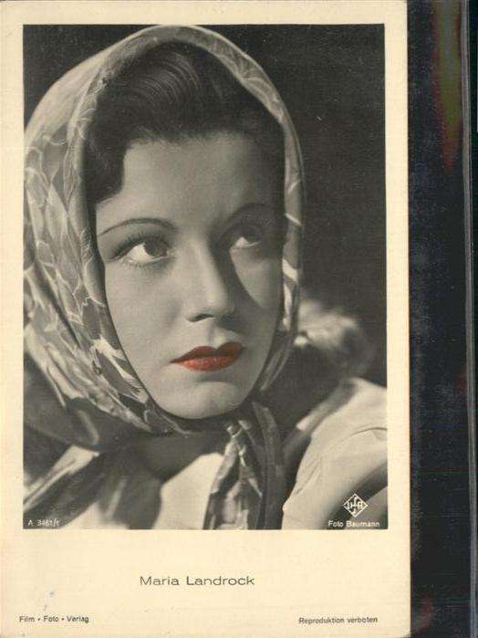 Verlag Film-Foto-Verlag Nr. Maria Landrock A 3461/1