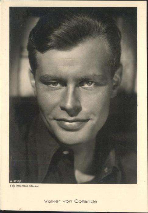 Schauspieler Volker von Collande
