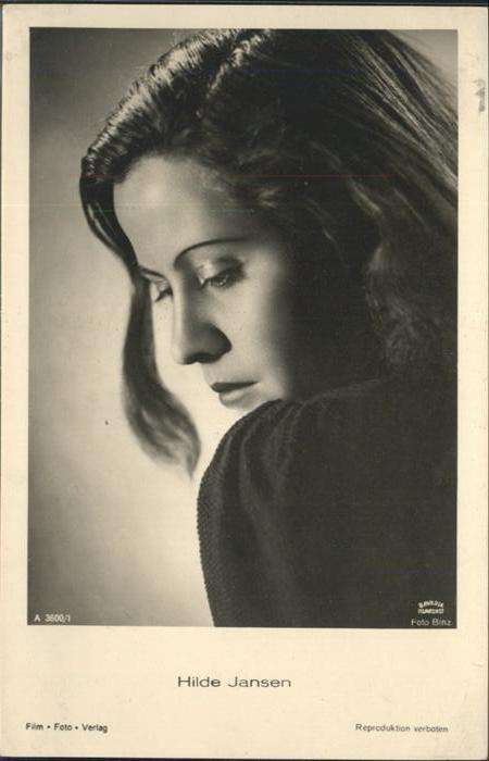 Verlag Film-Foto-Verlag Nr. Hilde Jansen A 3600/1