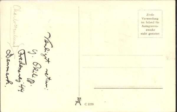 Verlag Film-Foto-Verlag Nr. Will Quadflieg A 3964/1 – Bild 2