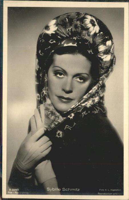 Verlag Film-Foto-Verlag Nr. Sybille Schmitz A 3509/1