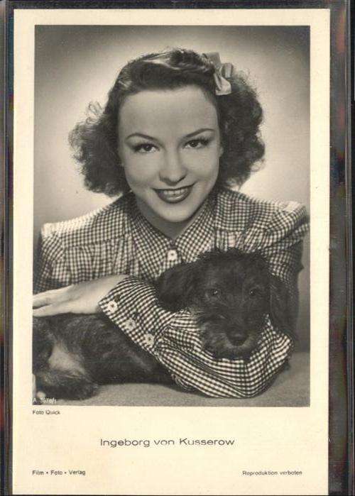Verlag Film-Foto-Verlag Nr. Ingeborg von Kusserow A 3678/1 Hund