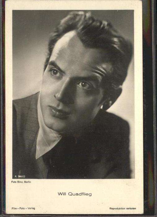 Verlag Film-Foto-Verlag Nr. Will Quadflieg A 3661/2