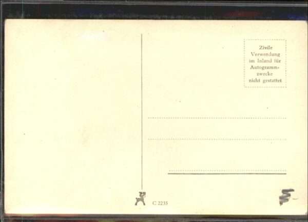 Verlag Film-Foto-Verlag Nr. Will Quadflieg A 3661/2 – Bild 2