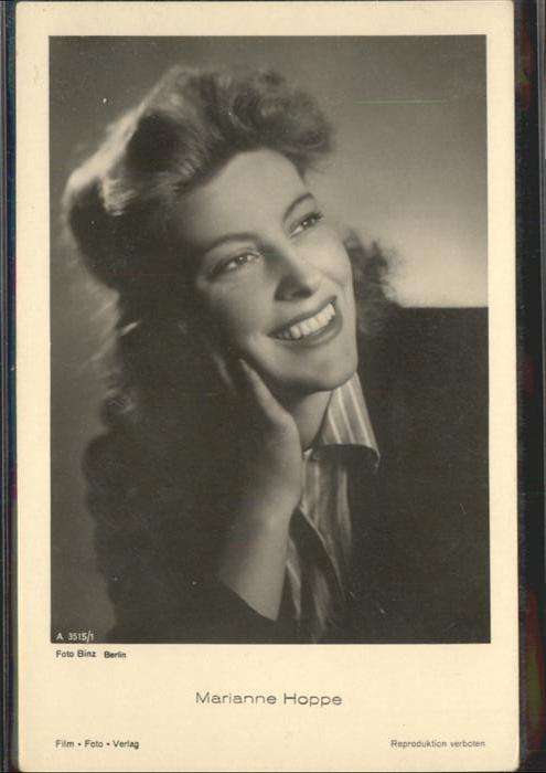 Verlag Film-Foto-Verlag Nr. Marianne Hoppe A 3515/1