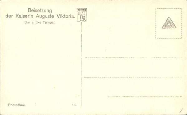 Adel Preussen Beisetzung Kaiserin Auguste Viktoria Te – Bild 2