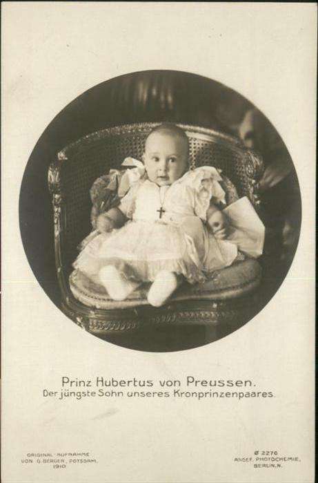 Adel Preussen Prinz Hubertus