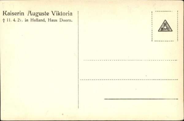 Adel Preussen Kaiserin Auguste Viktoria – Bild 2