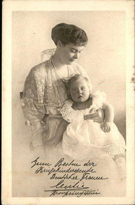 Adel Preussen Prinzessin Cecilie Tochter