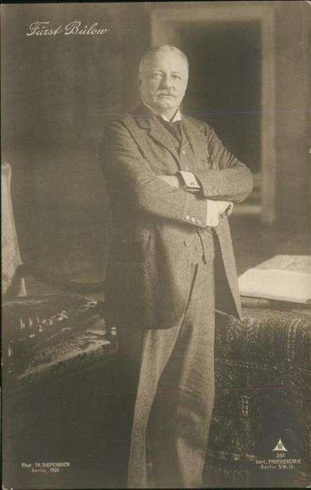 Politiker Fürst Bülow
