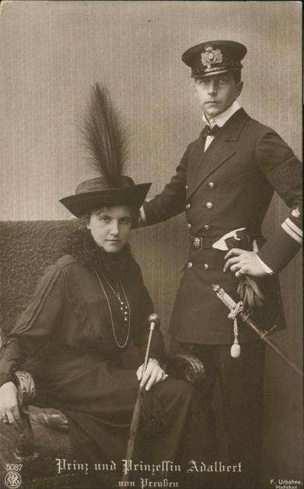 Adel Preussen Prinz Prinzessin Adalbert