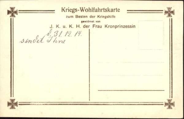 Adel Preussen Neujahrsgruss Söhne – Bild 2