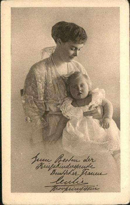 Adel Preussen Kronprinzessin Cecilie Tochter