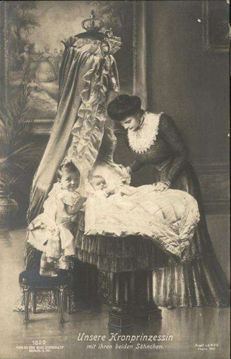 Adel Preussen Kronprinzessin Cecilie Söhne Wiege
