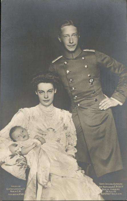 Adel Preussen Kronprinzessin Cecilie Kronprinz Friedr