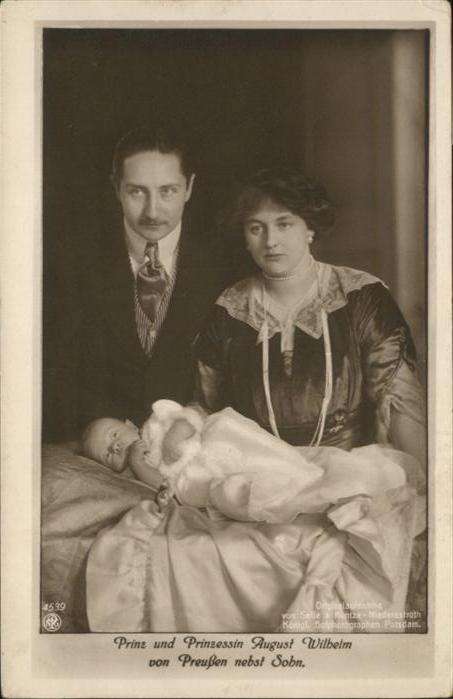 Adel Preussen Prinz Prinzessin August Wilhelm Kind