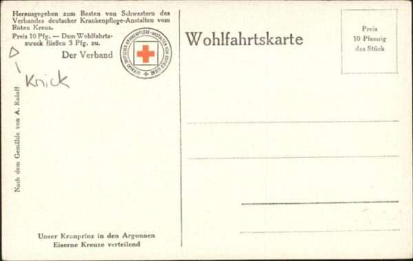 Adel Preussen Rotes-Kreuz Kronprinz Friedrich Wilhelm – Bild 2