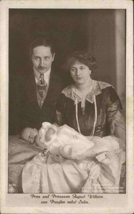 Adel Preussen Prinz August Wilhelm Prinzessin Alexand