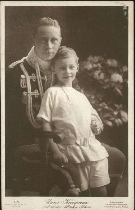 Adel Preussen Kronprinz Friedrich Wilhelm Sohn Kind