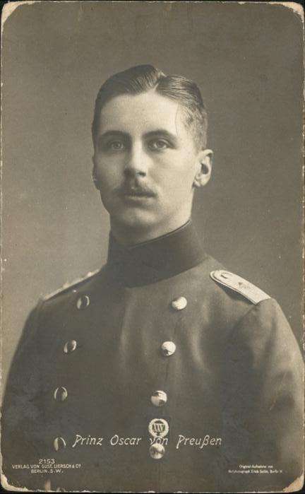 Adel Preussen Prinz Oscar