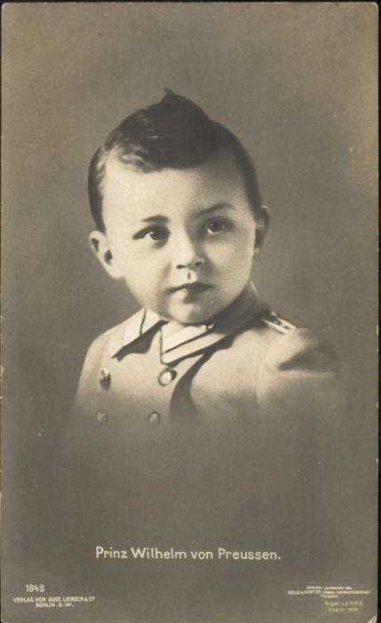 Adel Preussen Prinz Wilhelm