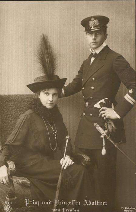 Adel Preussen Prinz Adalbert Prinzessin Adelheid