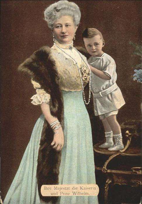 Adel Preussen Kaiserin Auguste Viktoria Prinz Wilhelm