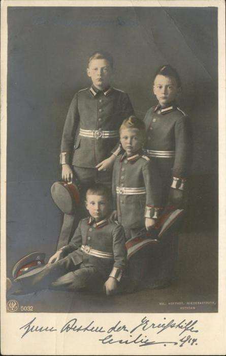 Adel Preussen Kinder Prinzen
