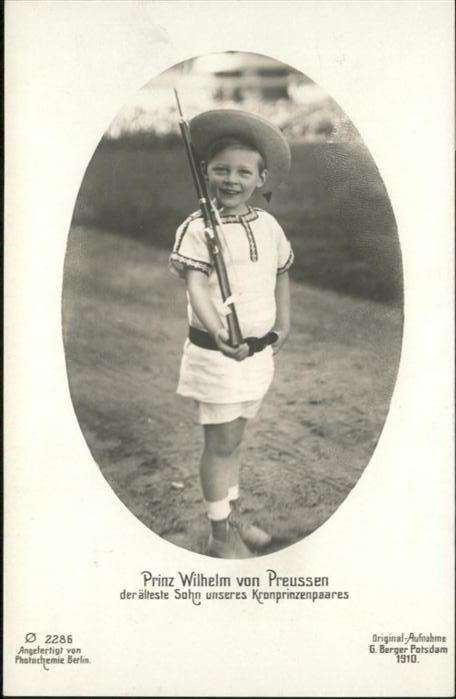 Adel Preussen Prinz Wilhelm