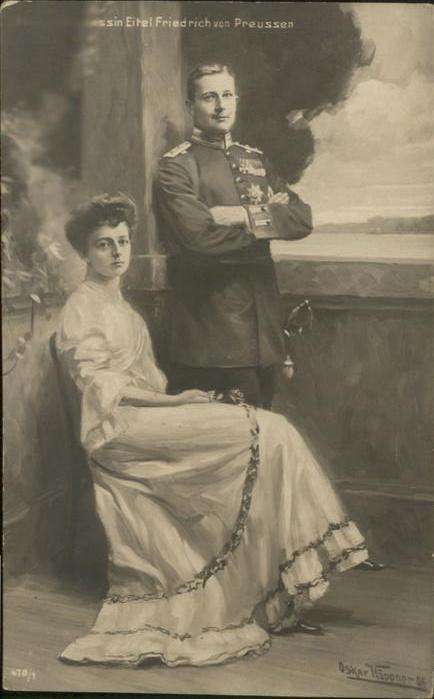 Adel Preussen Prinzessin Prinz Eitel Friedrich