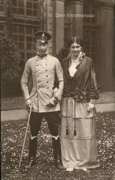 Adel Preussen Kronprinzessin Cecilie Kronprinz Friedr