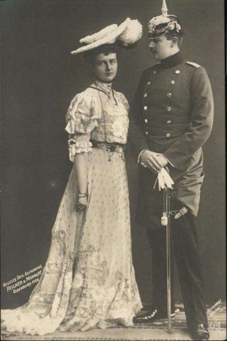 Adel Preussen Pickelhaube Prinz Prinzessin