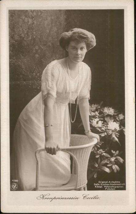 Adel Preussen Kronprinzessin Cecilie